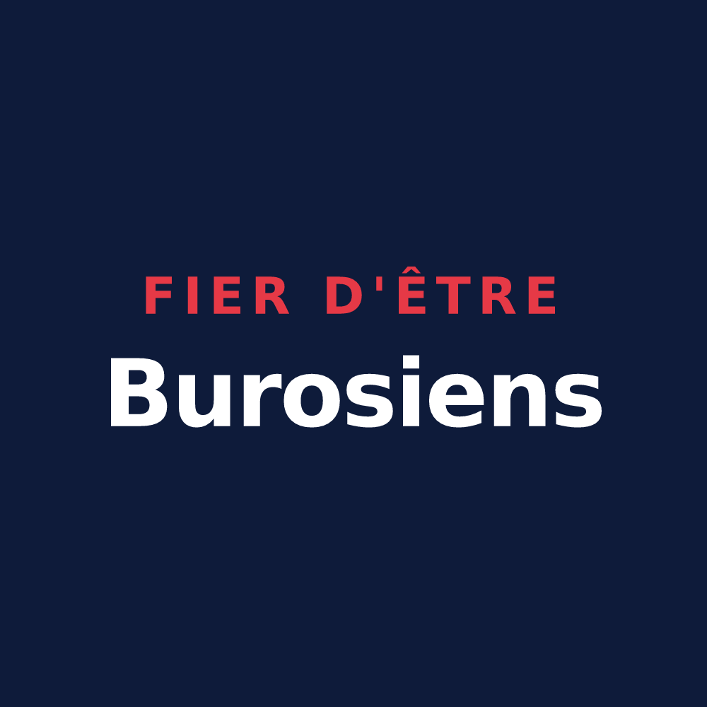 T-shirt « Fier d'être Burosiens » — design pour Buros