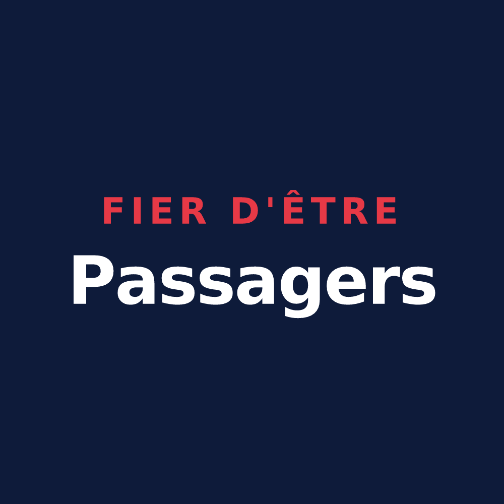 T-shirt « Fier d'être Passagers » — design pour Bus