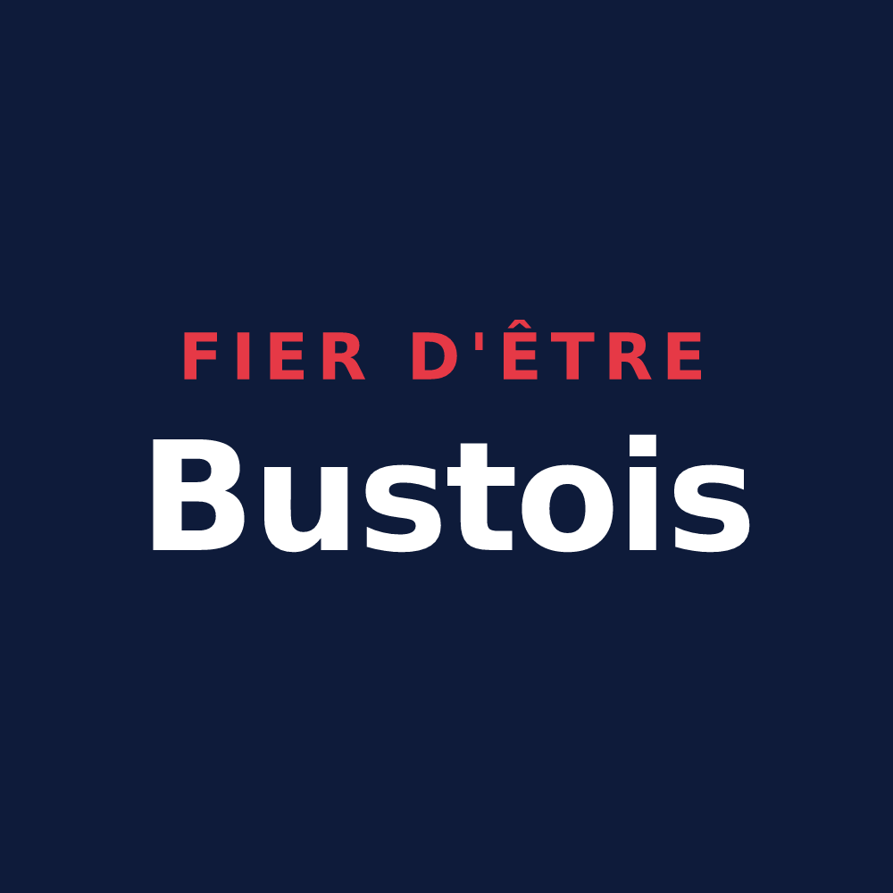 T-shirt « Fier d'être Bustois » — design pour Bust