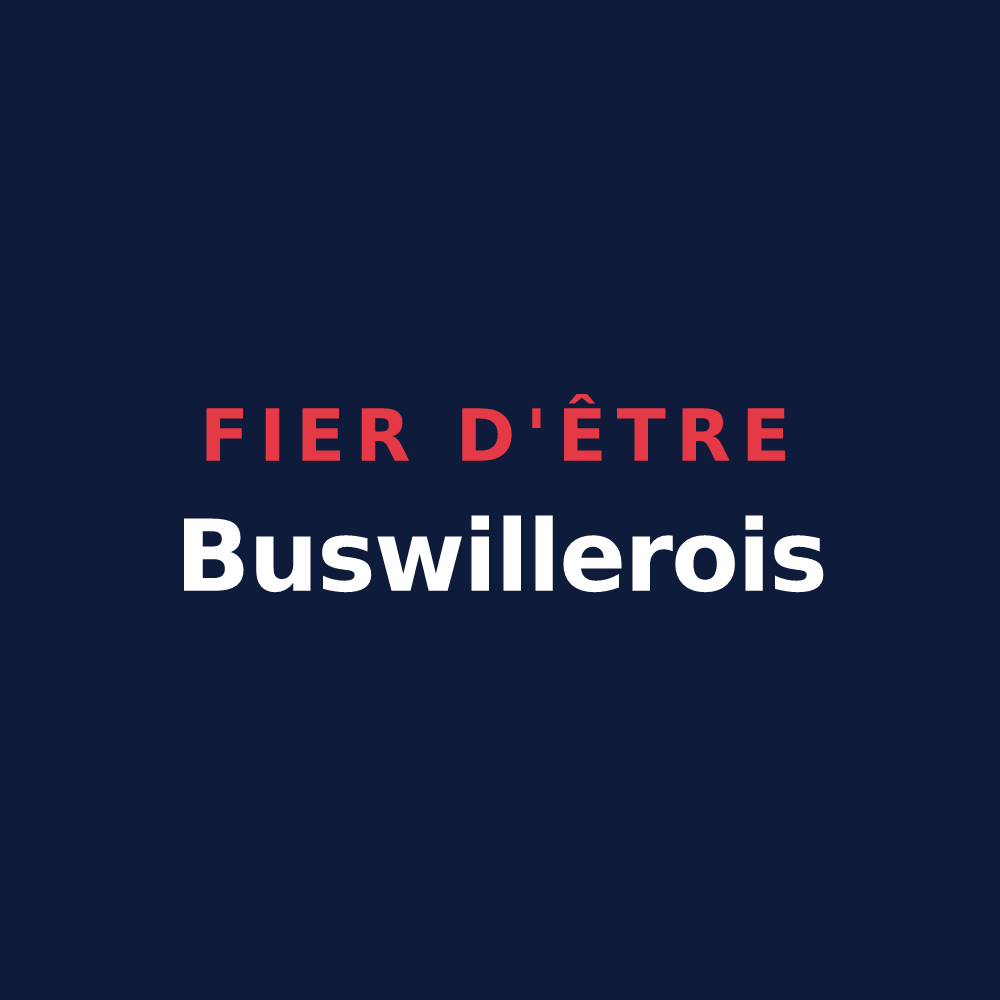 T-shirt « Fier d'être Buswillerois » — design pour Buswiller
