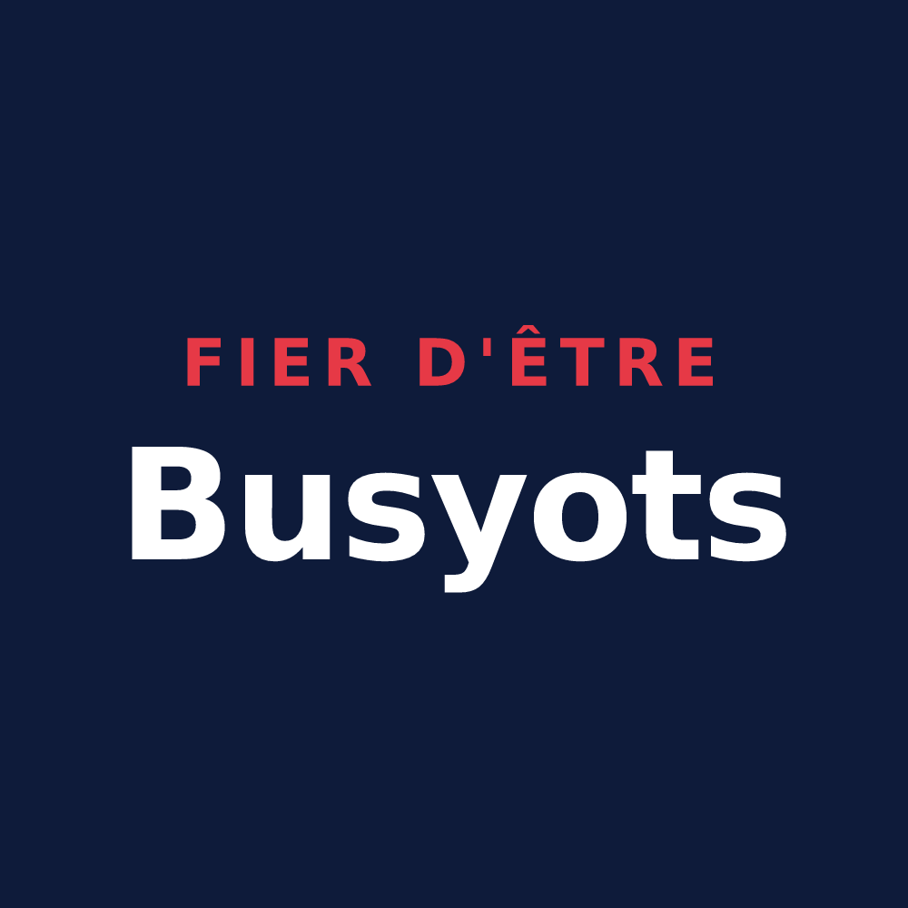 T-shirt « Fier d'être Busyots » — design pour Busy