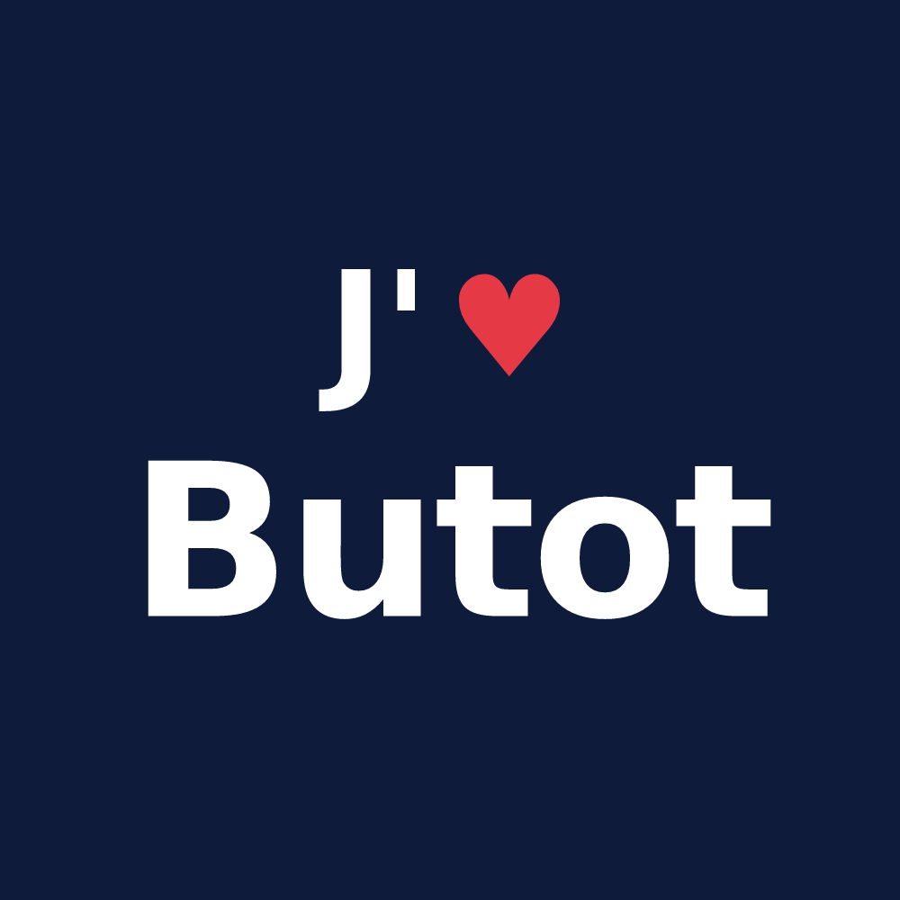 T-shirt personnalisé Butot — design J'aime Butot
