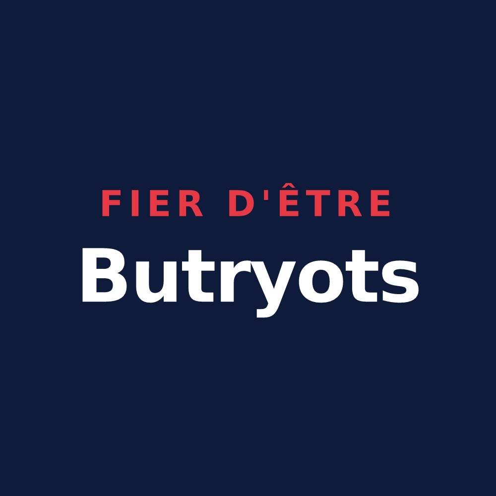 T-shirt « Fier d'être Butryots » — design pour Butry-sur-Oise