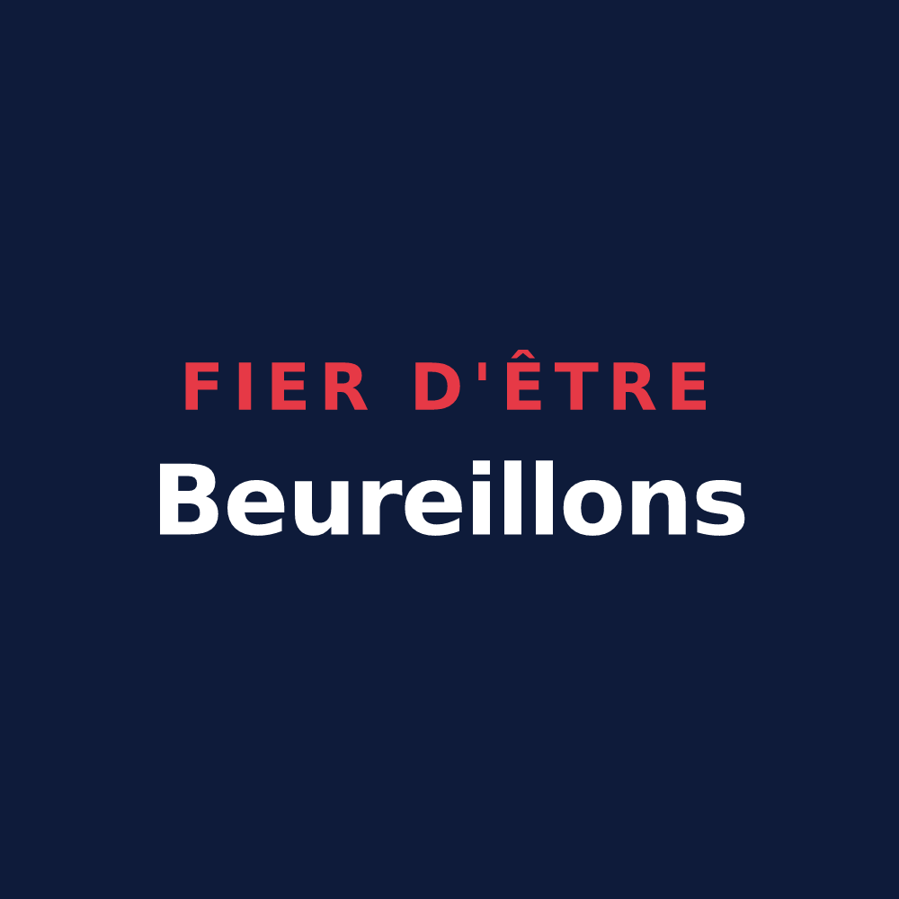 T-shirt « Fier d'être Beureillons » — design pour Buxières-sur-Arce