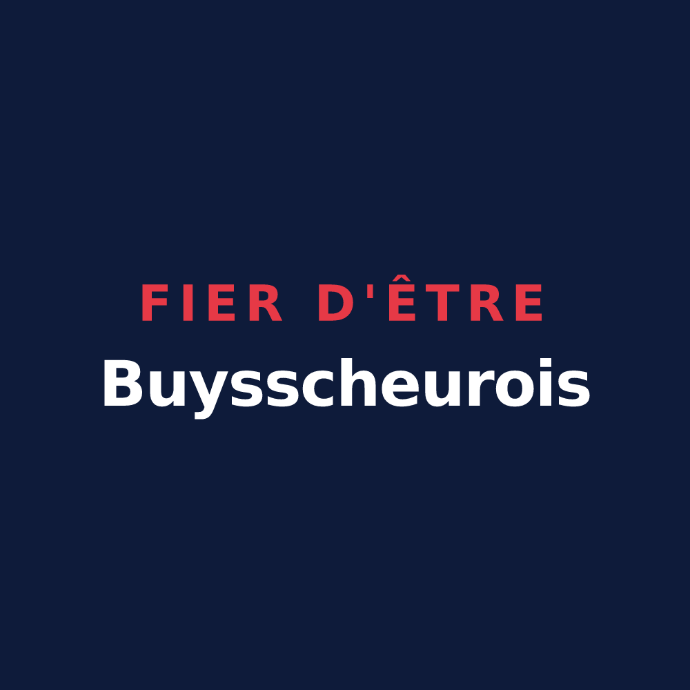 T-shirt « Fier d'être Buysscheurois » — design pour Buysscheure