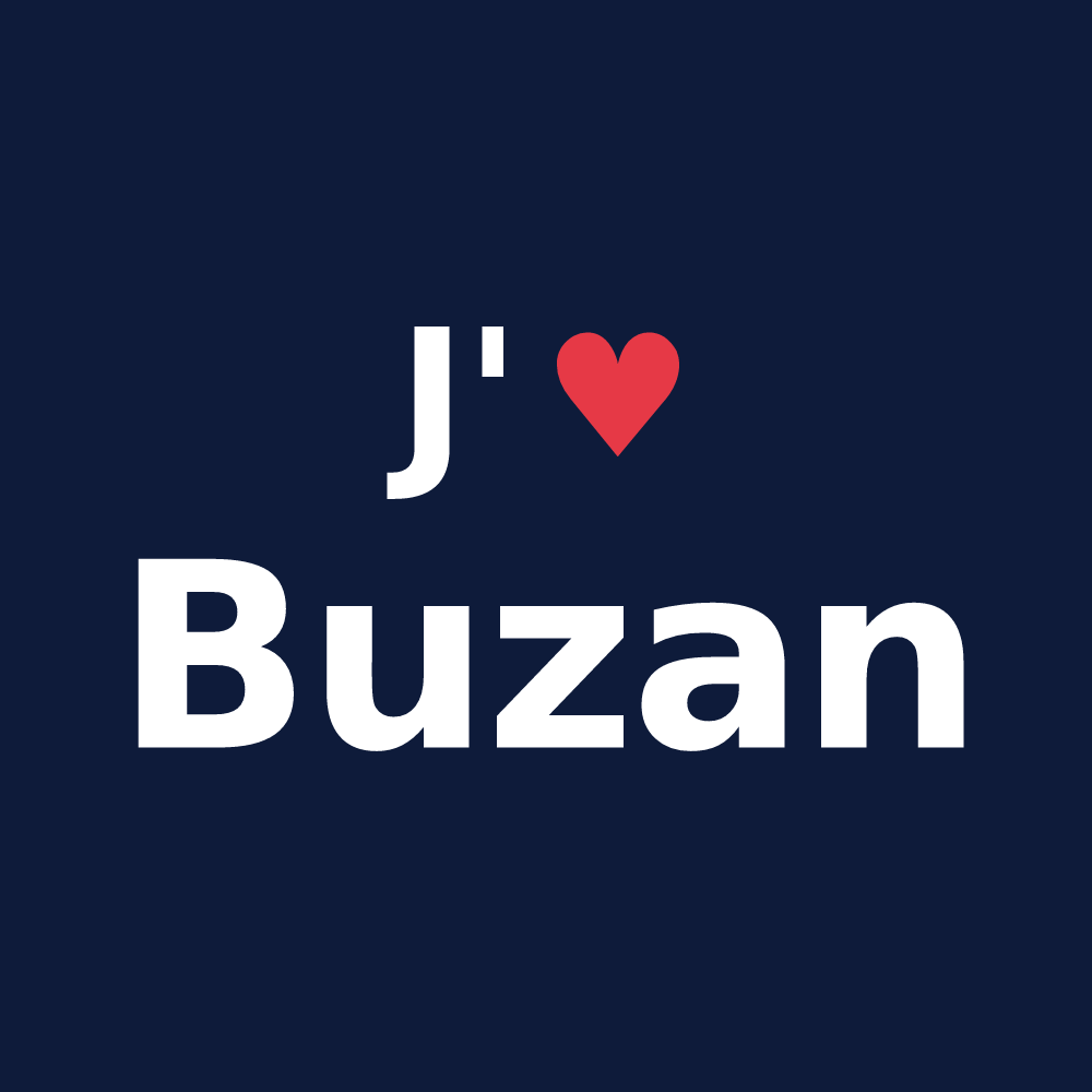 T-shirt personnalisé Buzan — design J'aime Buzan