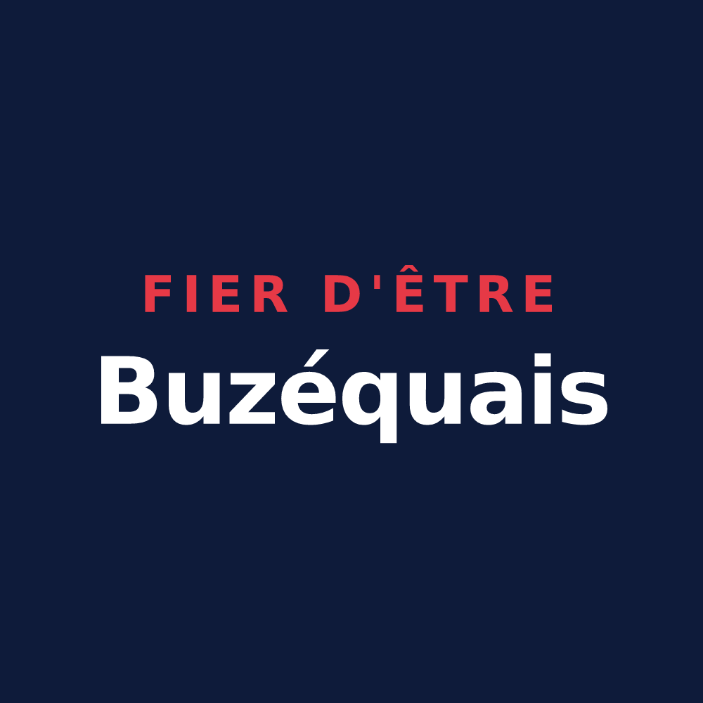 T-shirt « Fier d'être Buzéquais » — design pour Buzet-sur-Baïse