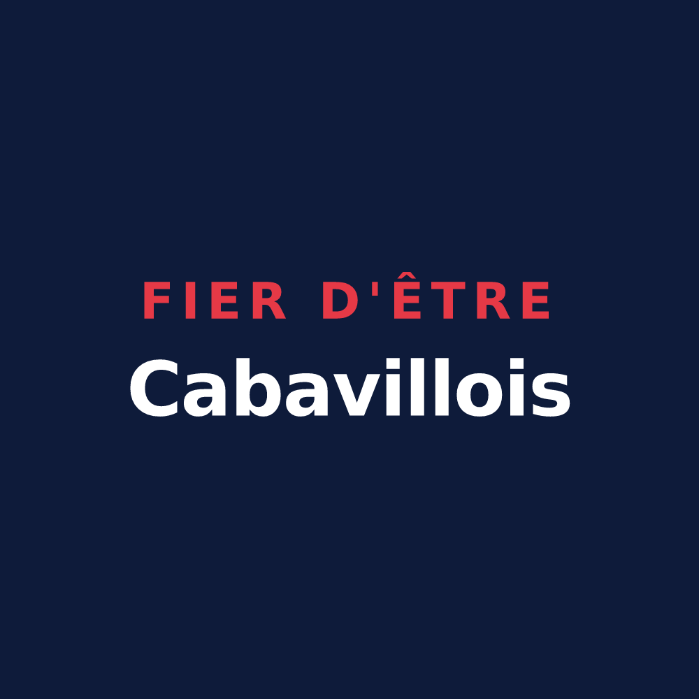 T-shirt « Fier d'être Cabavillois » — design pour Cabanac-Séguenville