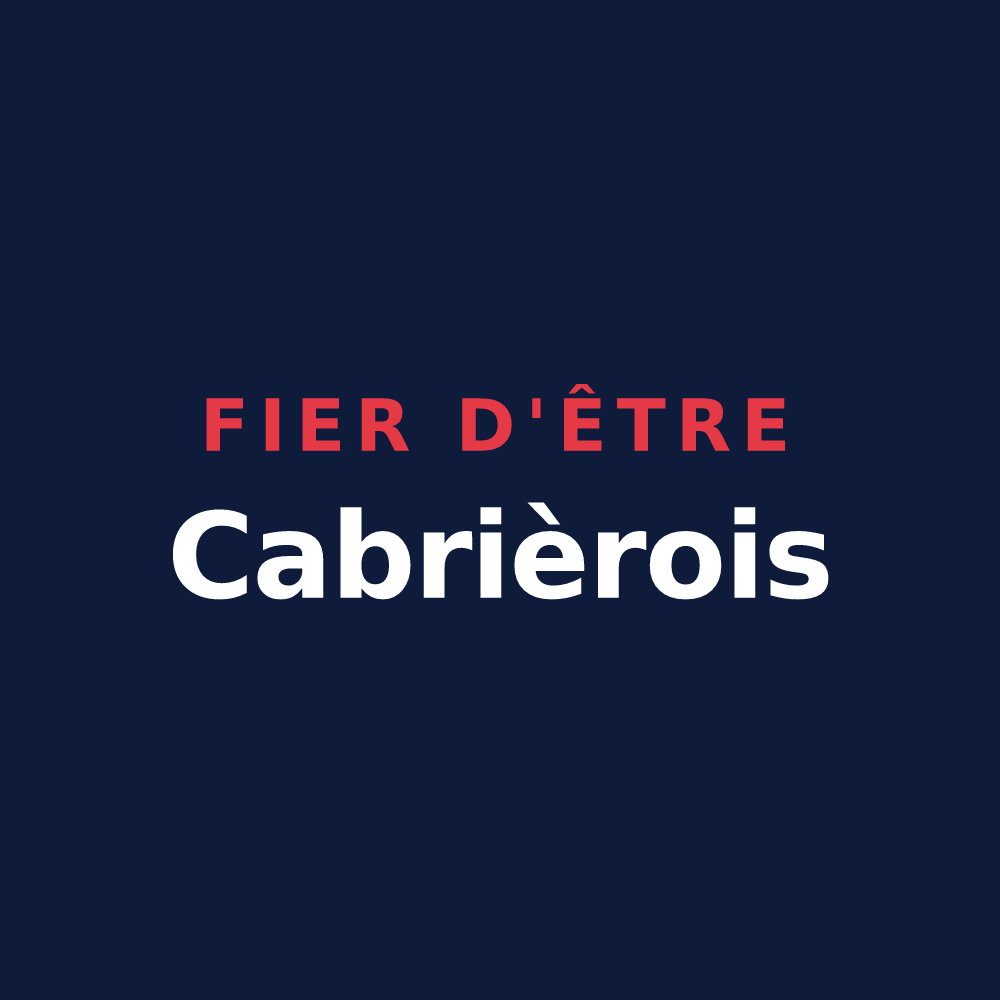 T-shirt « Fier d'être Cabrièrois » — design pour Cabrières