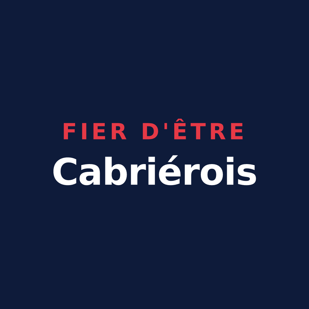 T-shirt « Fier d'être Cabriérois » — design pour Cabrières-d'Avignon