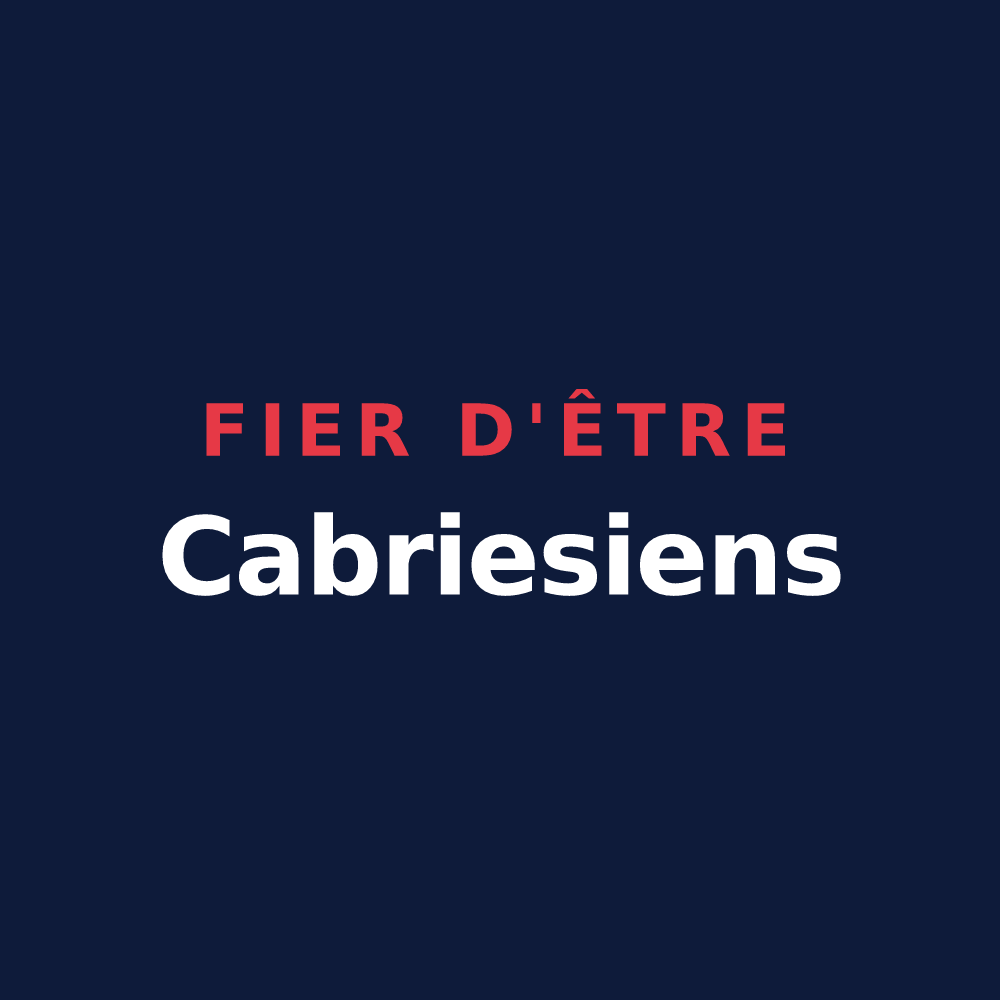 T-shirt « Fier d'être Cabriesiens » — design pour Cabriès