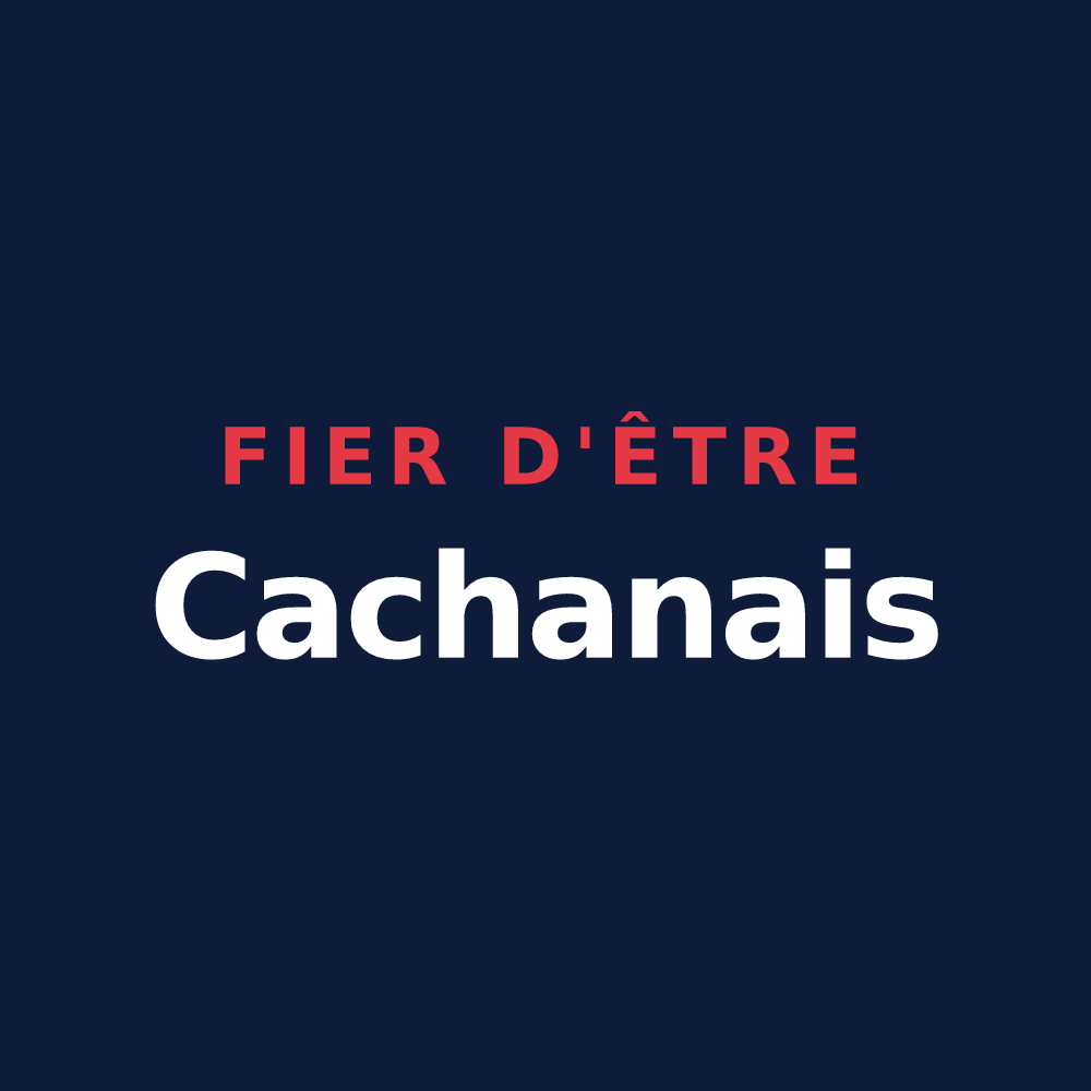 T-shirt « Fier d'être Cachanais » — design pour Cachan
