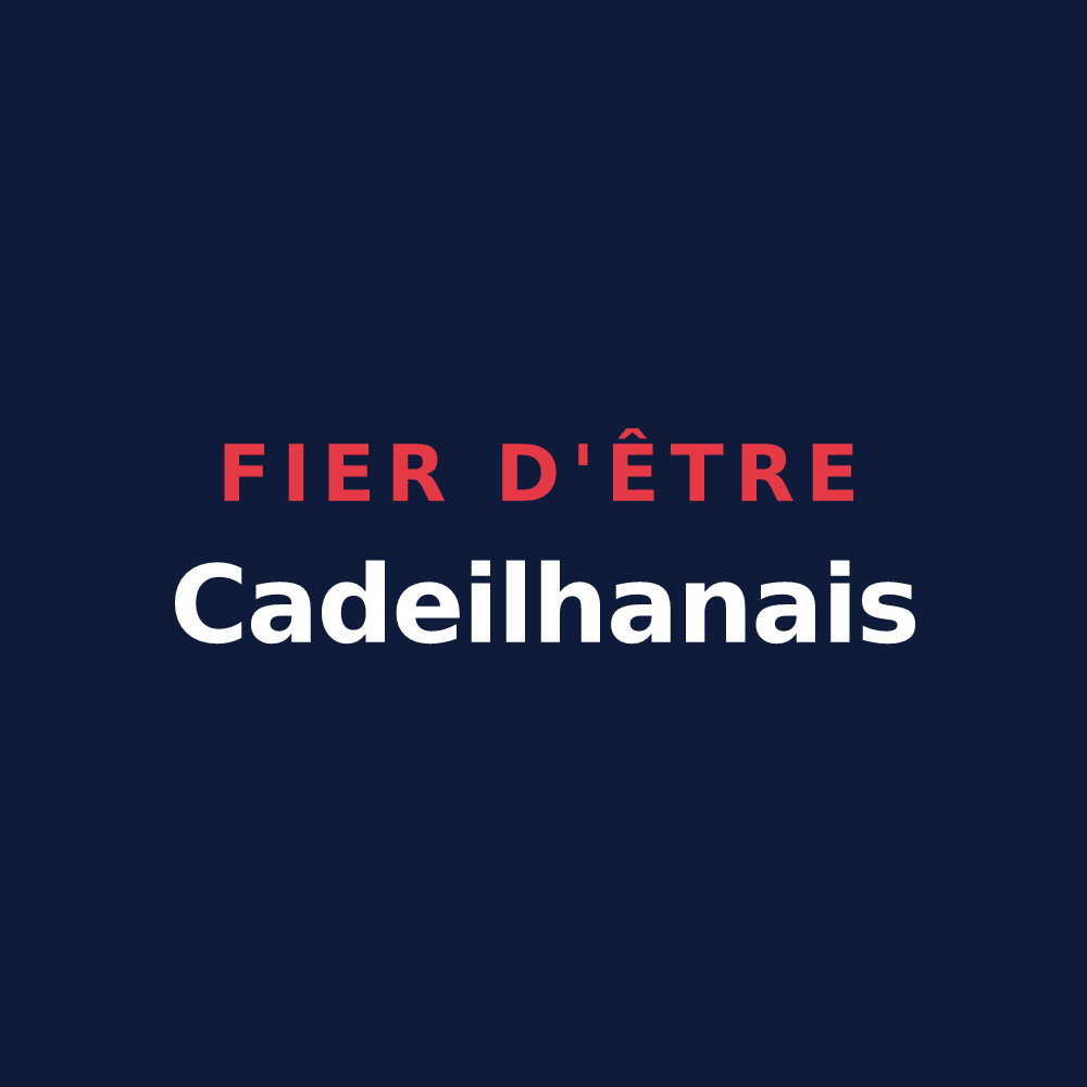 T-shirt « Fier d'être Cadeilhanais » — design pour Cadeilhan