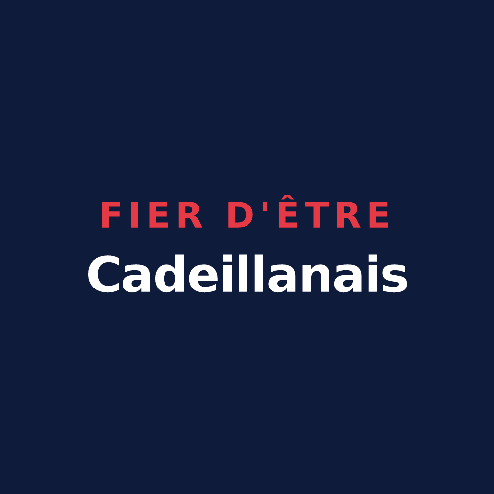 T-shirt « Fier d'être Cadeillanais » — design pour Cadeillan
