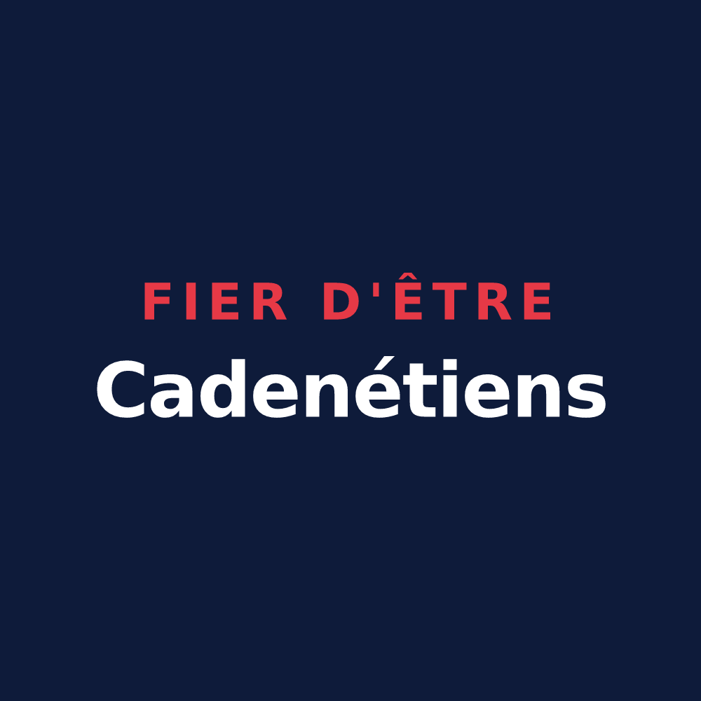 T-shirt « Fier d'être Cadenétiens » — design pour Cadenet