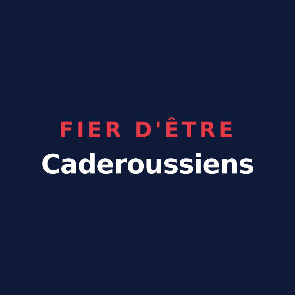 T-shirt « Fier d'être Caderoussiens » — design pour Caderousse