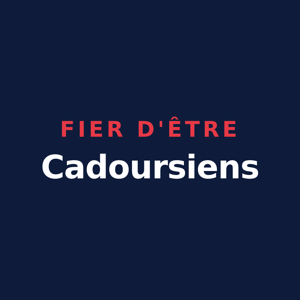 T-shirt « Fier d'être Cadoursiens » — design pour Cadours