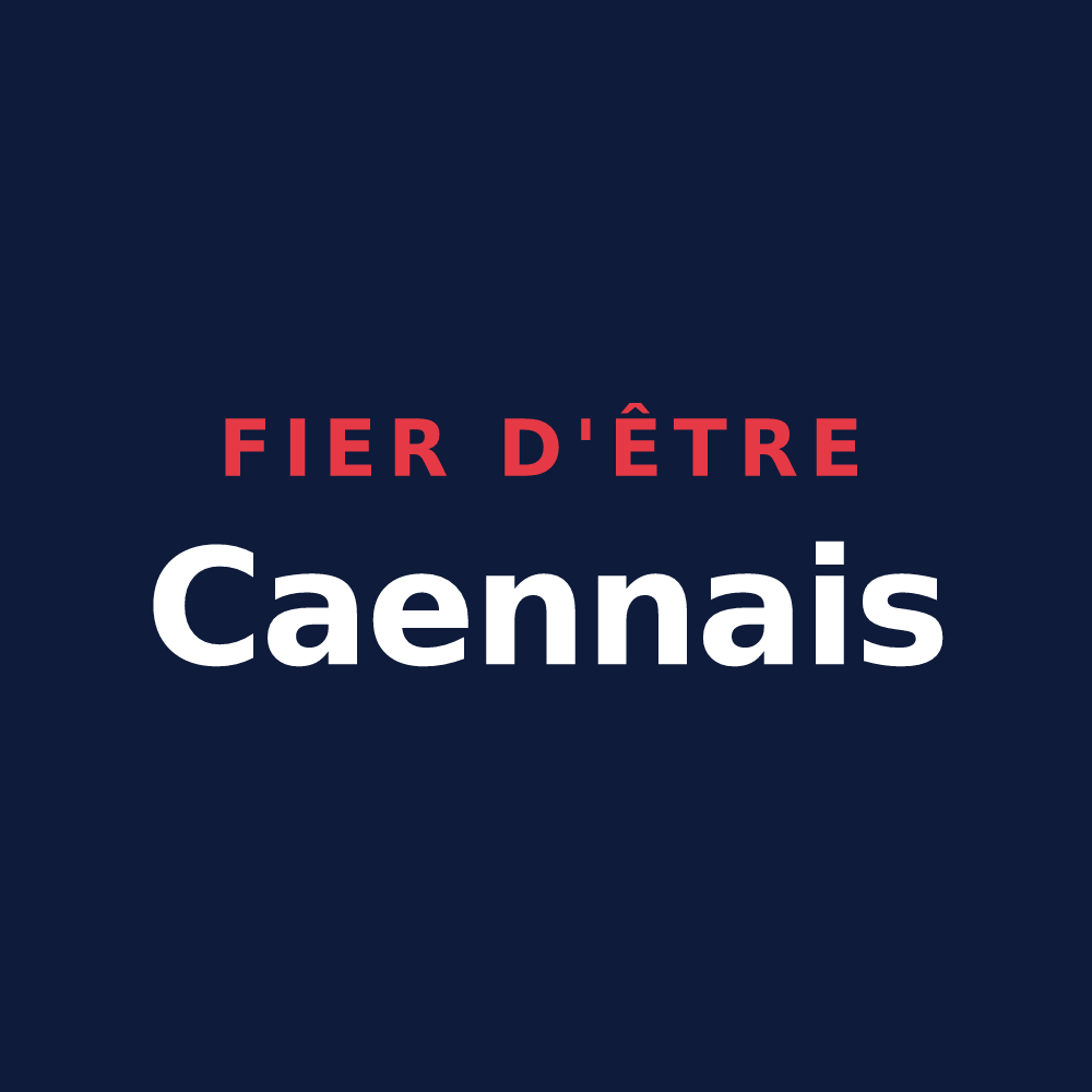 T-shirt « Fier d'être Caennais » — design pour Caen