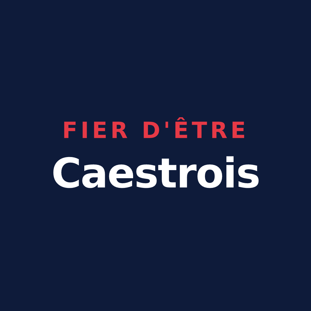 T-shirt « Fier d'être Caestrois » — design pour Caëstre