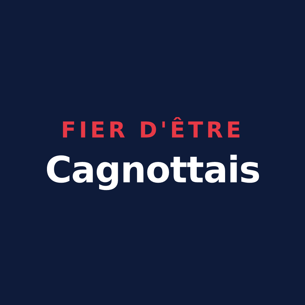T-shirt « Fier d'être Cagnottais » — design pour Cagnotte