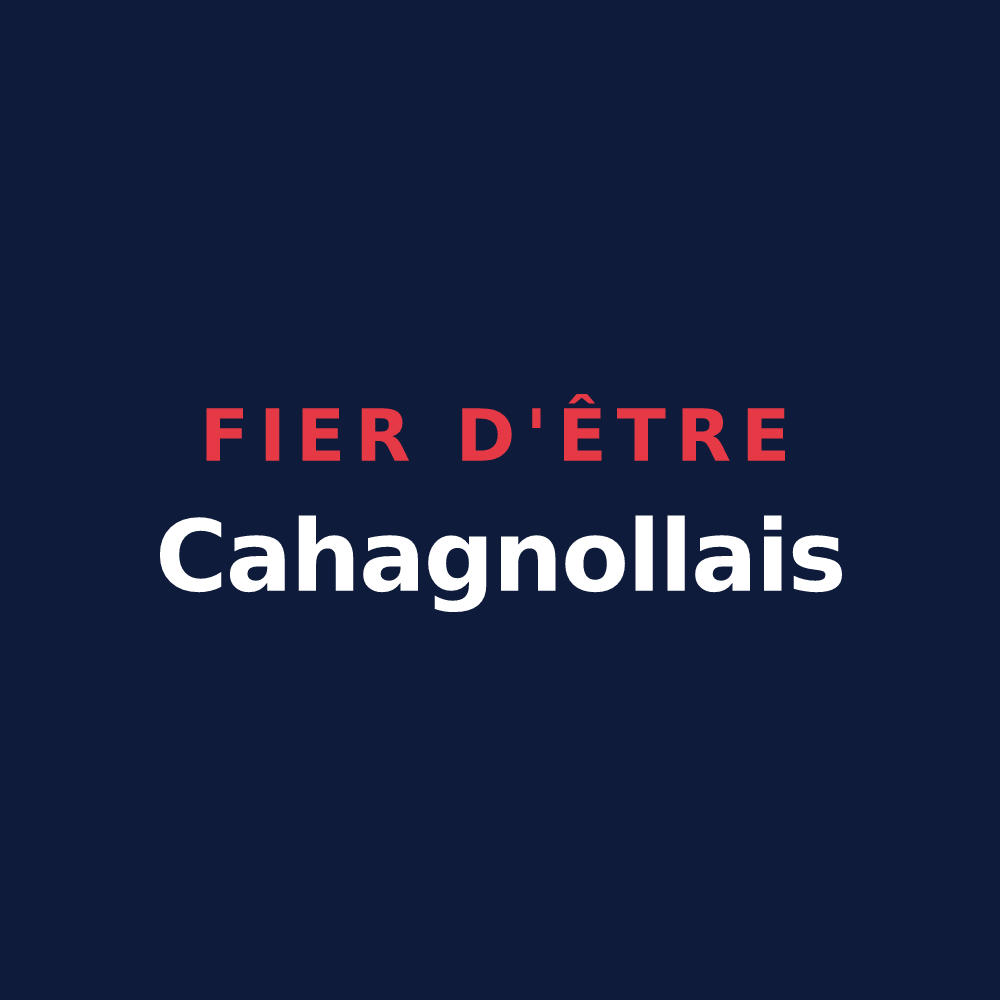 T-shirt « Fier d'être Cahagnollais » — design pour Cahagnolles