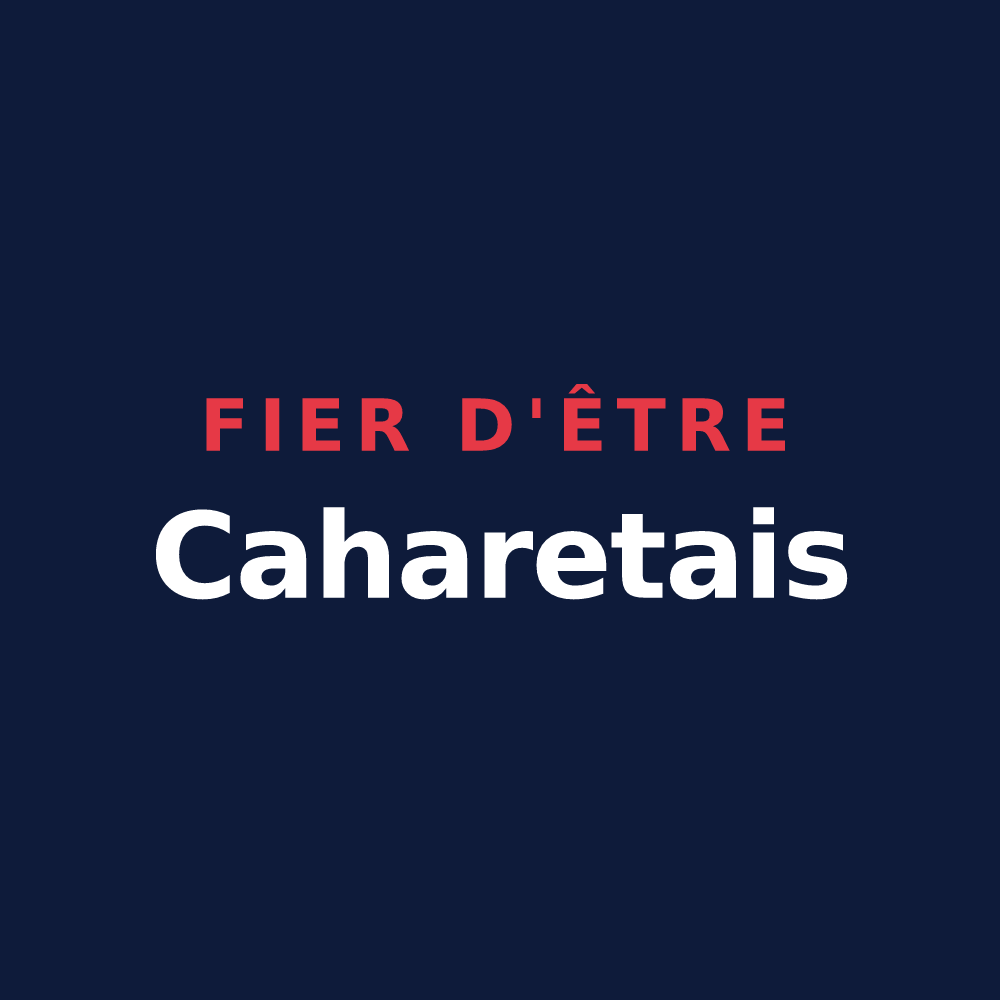 T-shirt « Fier d'être Caharetais » — design pour Caharet