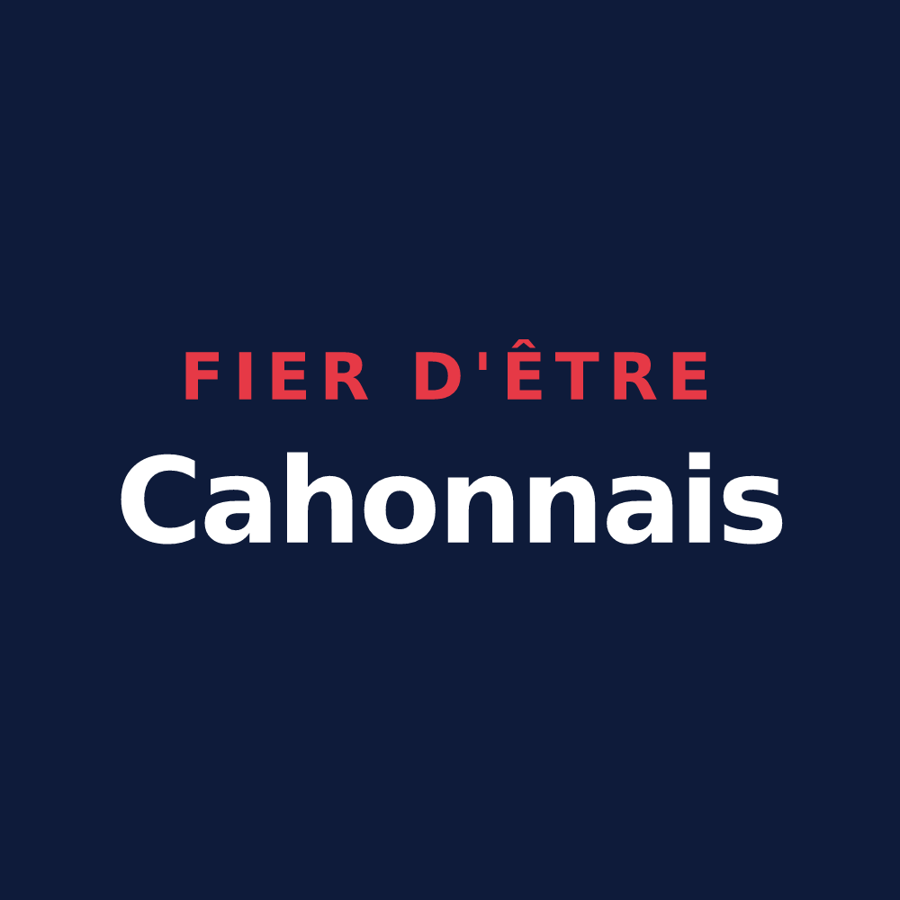 T-shirt « Fier d'être Cahonnais » — design pour Cahon