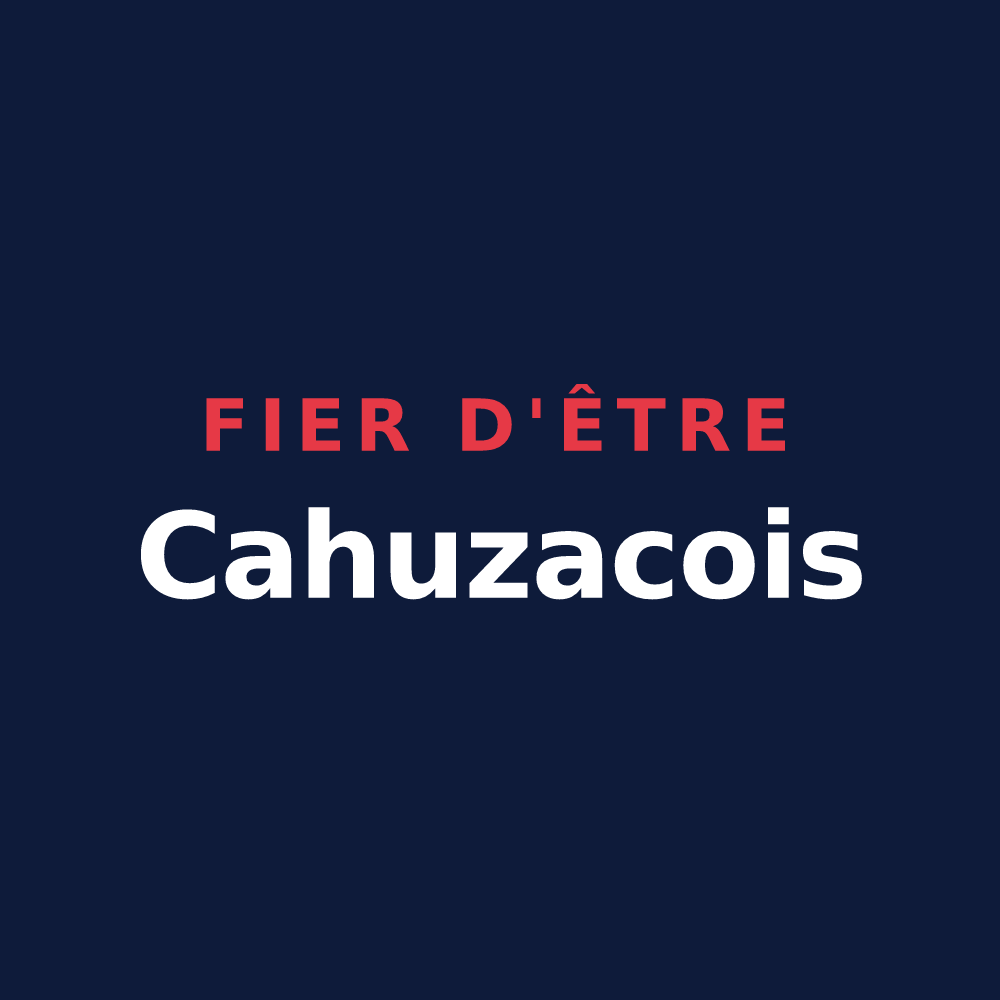 T-shirt « Fier d'être Cahuzacois » — design pour Cahuzac-sur-Vère