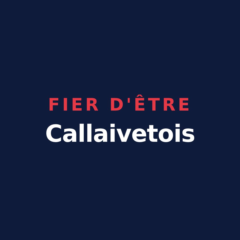 T-shirt « Fier d'être Callaivetois » — design pour Caillavet