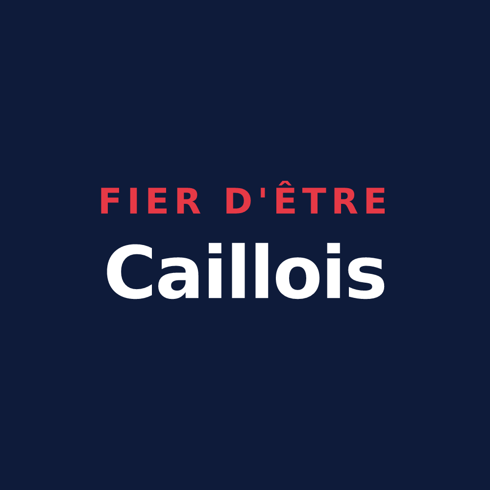 T-shirt « Fier d'être Caillois » — design pour Caille