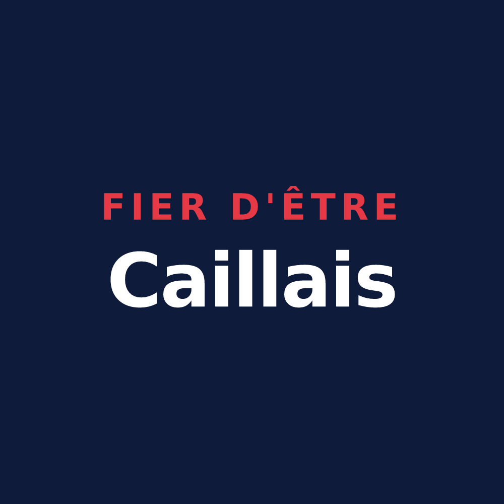 T-shirt « Fier d'être Caillais » — design pour Cailly