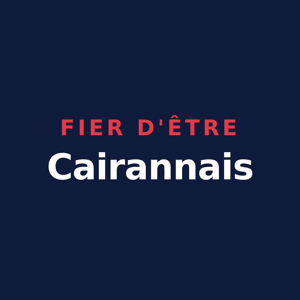 T-shirt « Fier d'être Cairannais » — design pour Cairanne