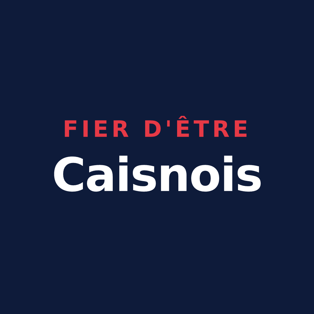 T-shirt « Fier d'être Caisnois » — design pour Caisnes