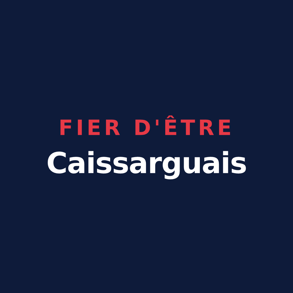 T-shirt « Fier d'être Caissarguais » — design pour Caissargues