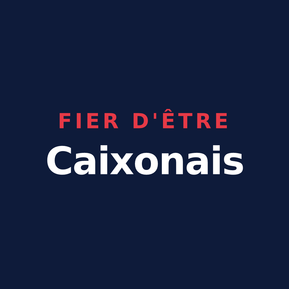 T-shirt « Fier d'être Caixonais » — design pour Caixon