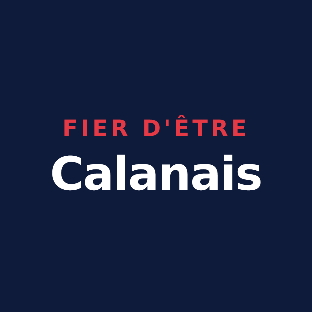 T-shirt « Fier d'être Calanais » — design pour Calan