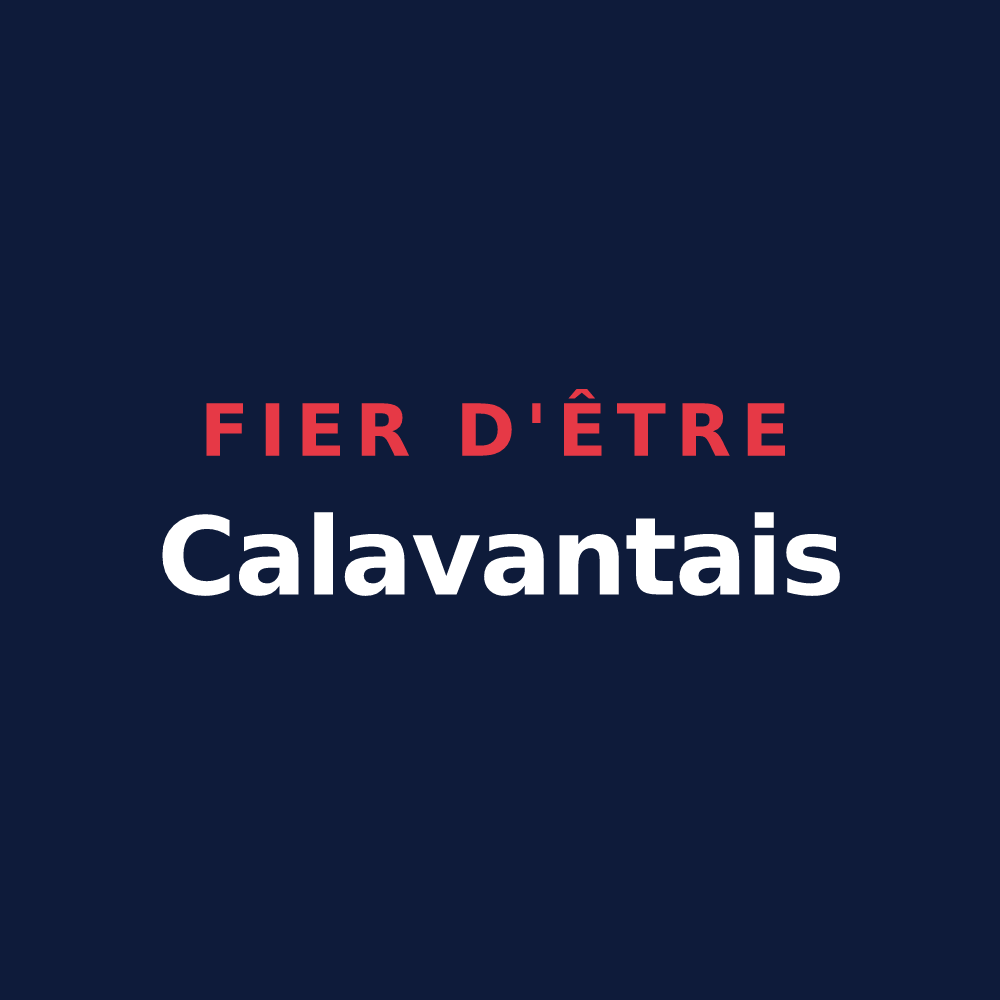 T-shirt « Fier d'être Calavantais » — design pour Calavanté