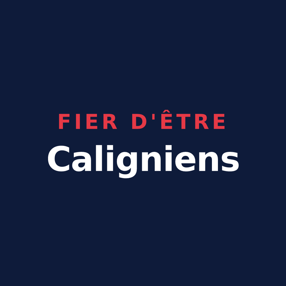 T-shirt « Fier d'être Caligniens » — design pour Caligny