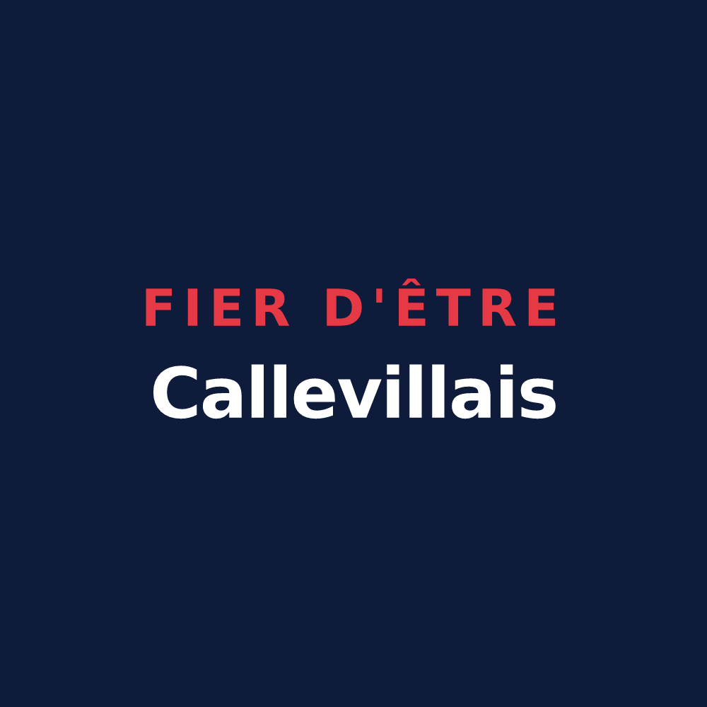 T-shirt « Fier d'être Callevillais » — design pour Calleville