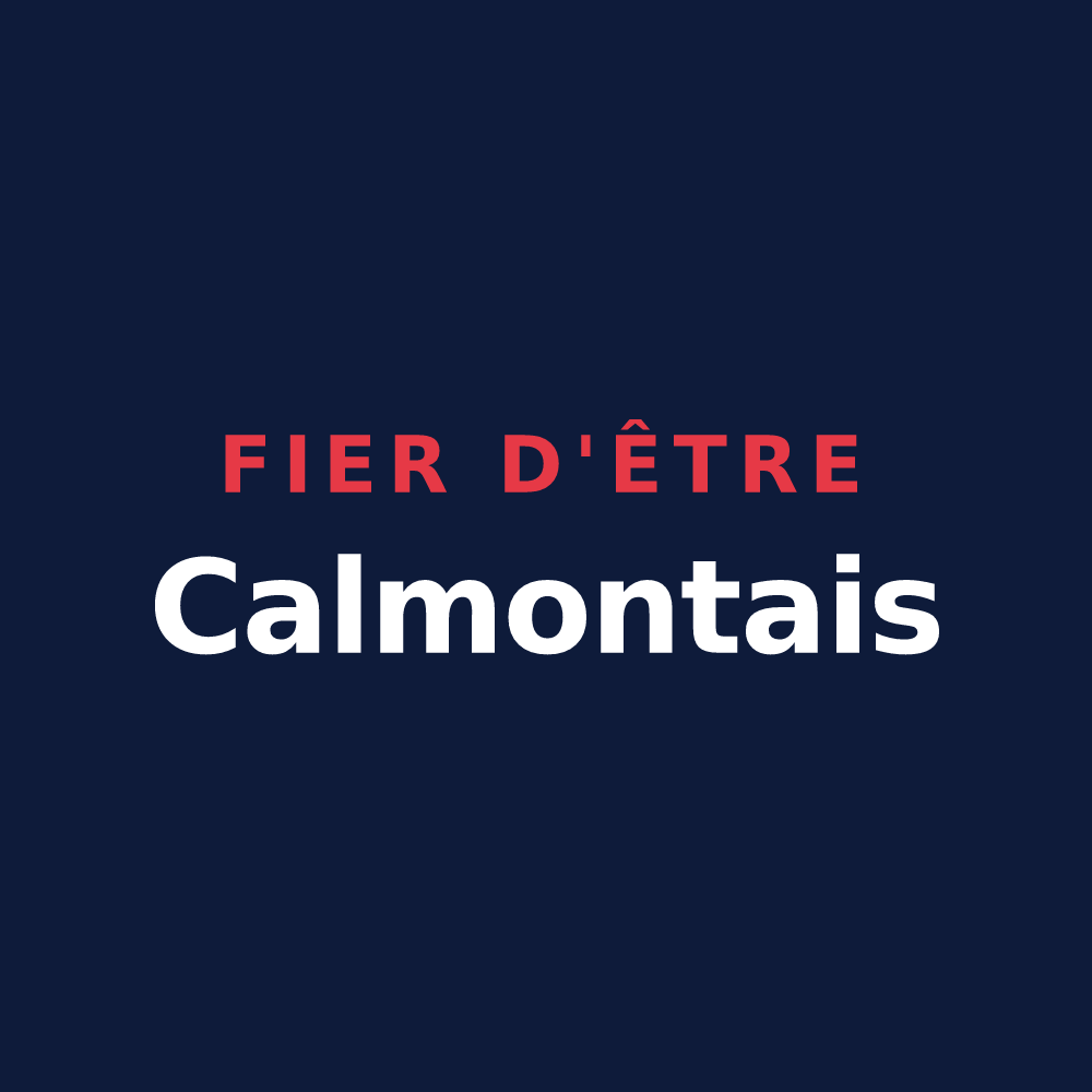 T-shirt « Fier d'être Calmontais » — design pour Calmont