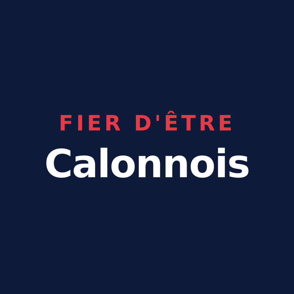 T-shirt « Fier d'être Calonnois » — design pour Calonne-sur-la-Lys