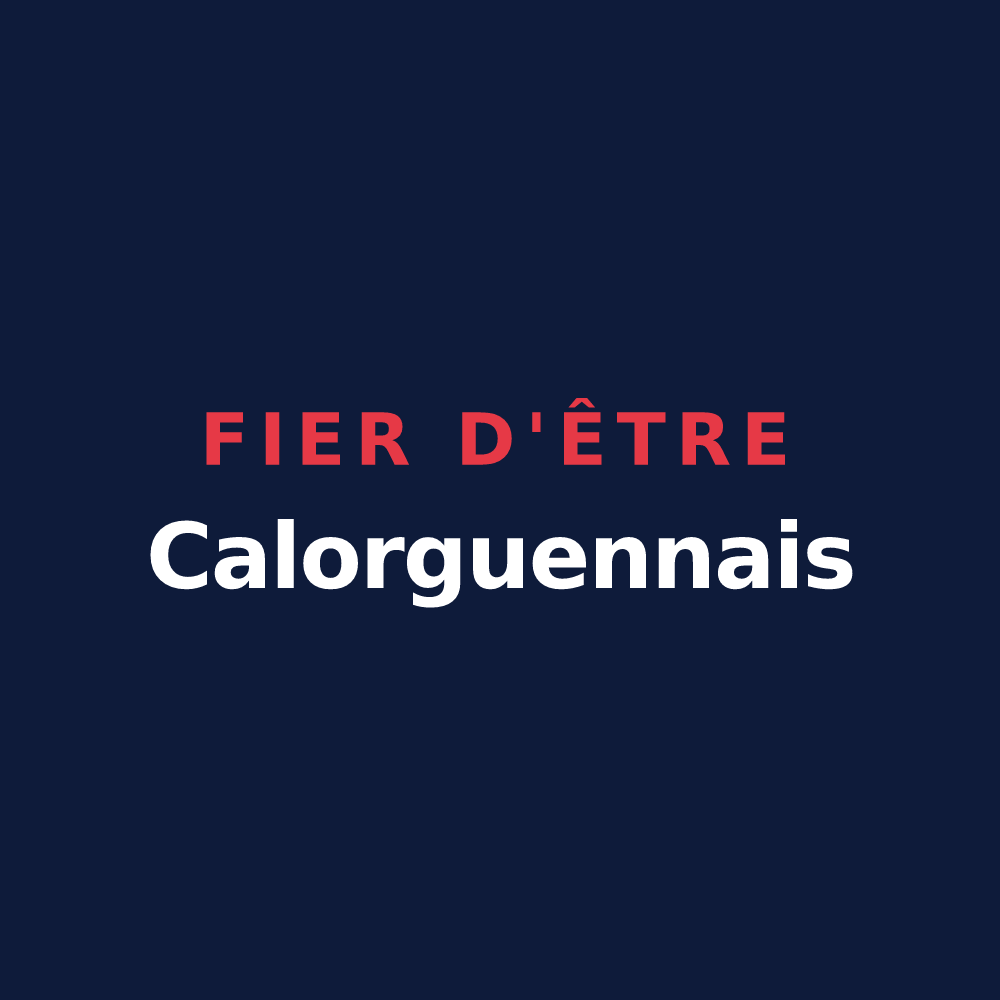 T-shirt « Fier d'être Calorguennais » — design pour Calorguen