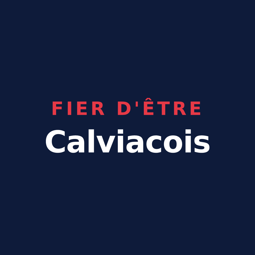 T-shirt « Fier d'être Calviacois » — design pour Calviac-en-Périgord