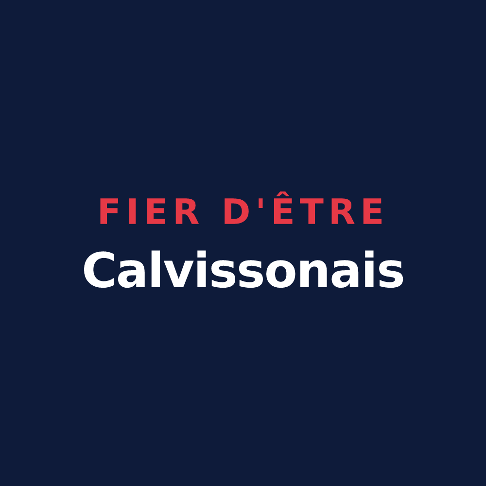 T-shirt « Fier d'être Calvissonais » — design pour Calvisson