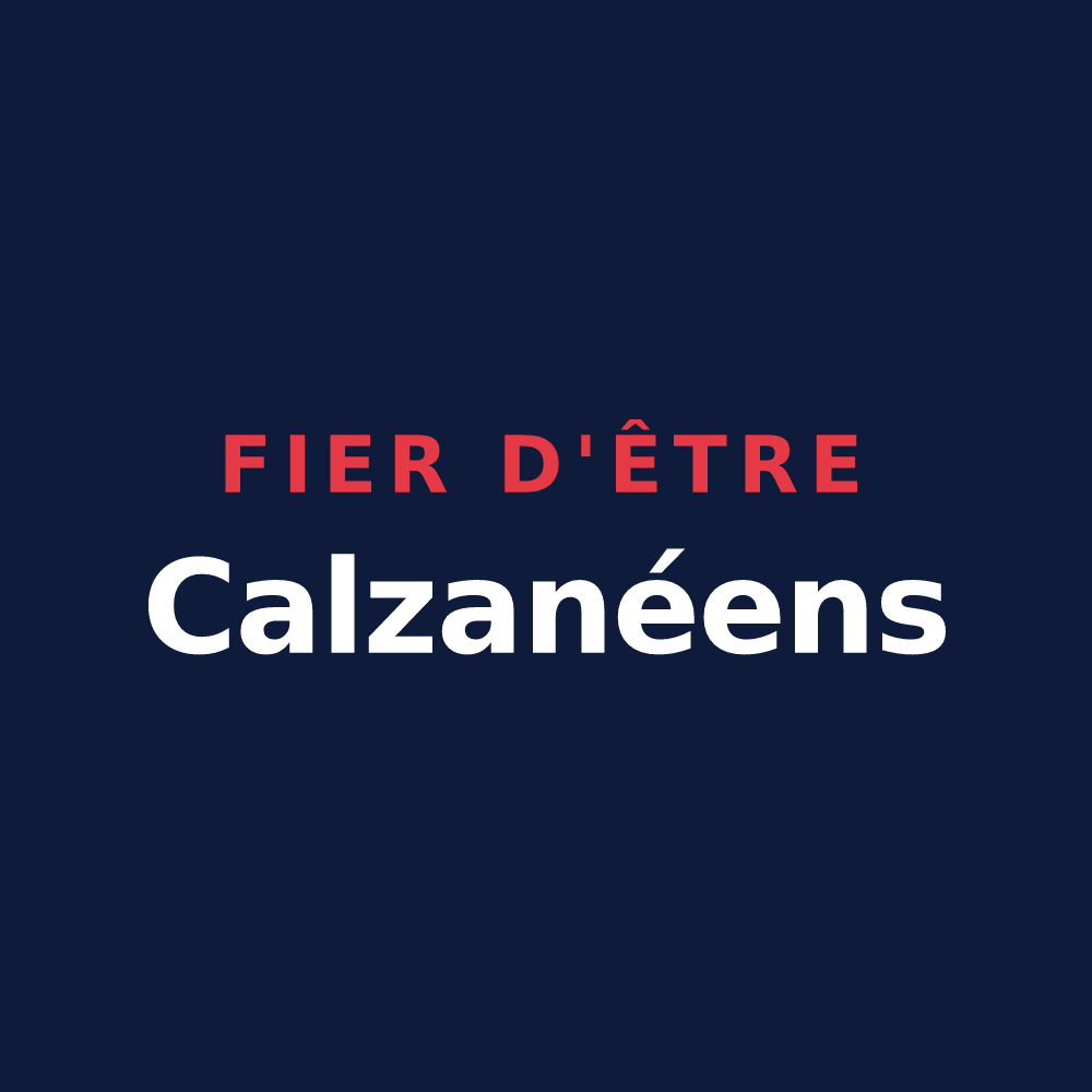 T-shirt « Fier d'être Calzanéens » — design pour Calzan