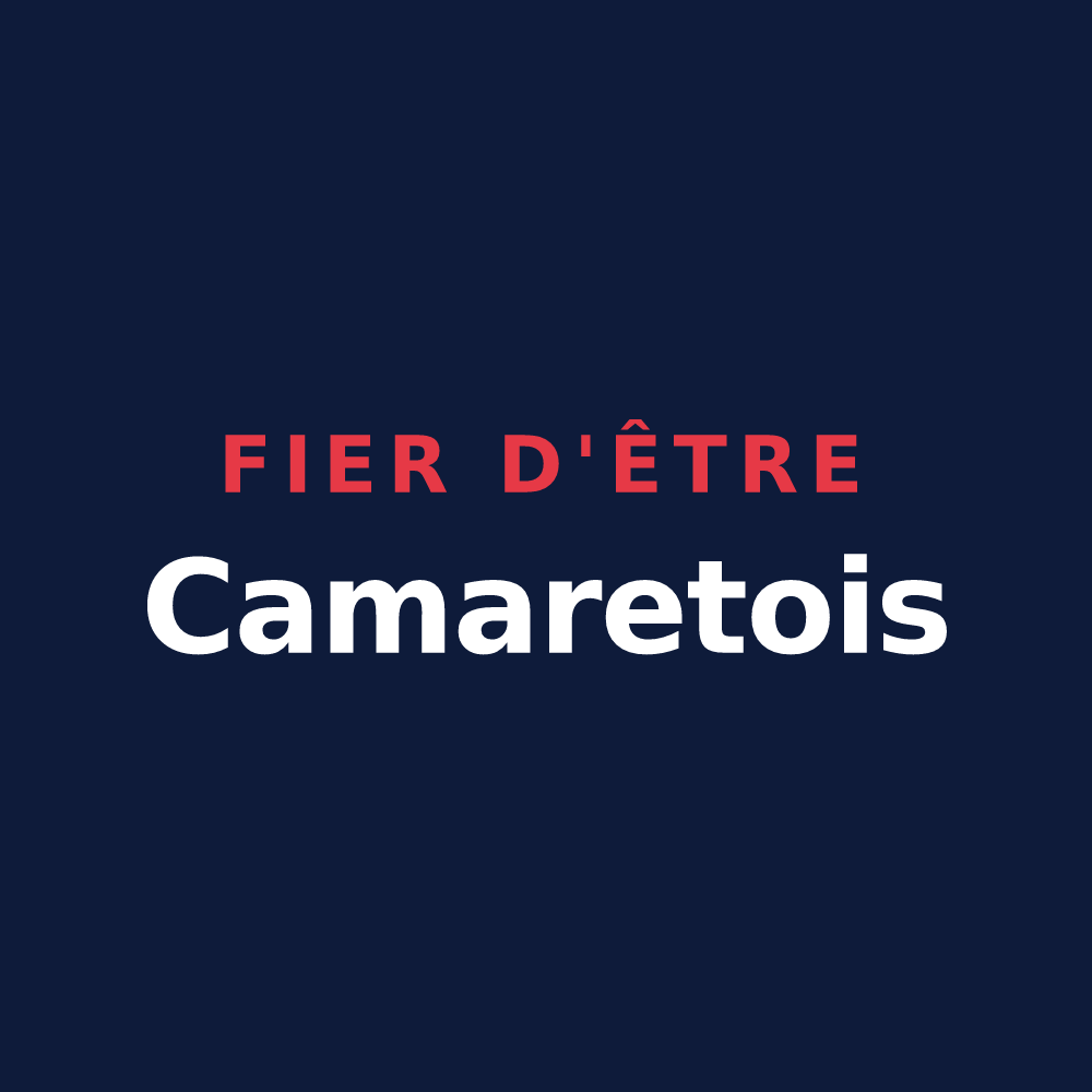 T-shirt « Fier d'être Camaretois » — design pour Camaret-sur-Aigues