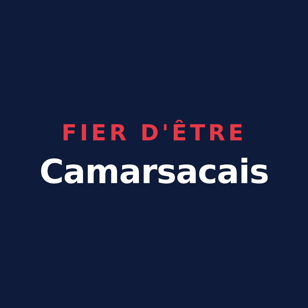 T-shirt « Fier d'être Camarsacais » — design pour Camarsac