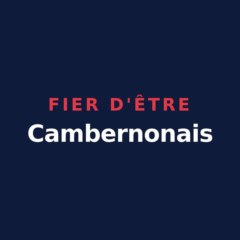 T-shirt « Fier d'être Cambernonais » — design pour Cambernon
