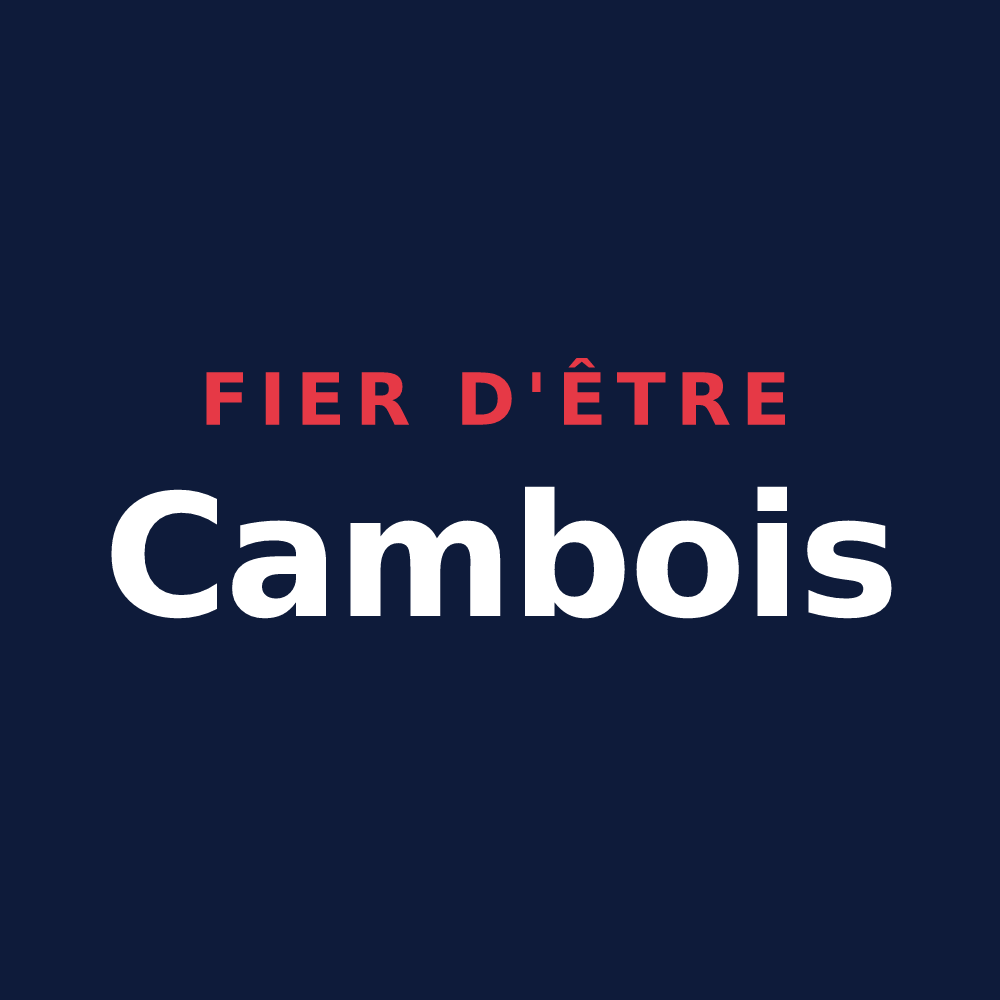 T-shirt « Fier d'être Cambois » — design pour Cambes