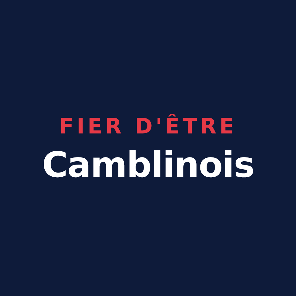 T-shirt « Fier d'être Camblinois » — design pour Camblain-l'Abbé